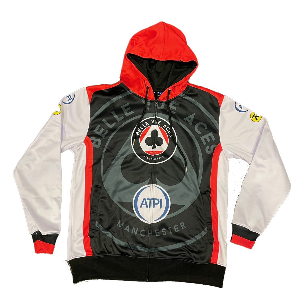 Circle Design Team Zip Hoodie 