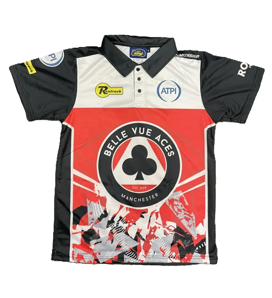 Team Polo Shirt Abstract Design